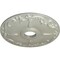 Ekena Millwork Kent Ceiling Medallion (Fits Canopies up to 5"), 18"OD x 3 1/2"ID x 1 1/4"P, Flash Copper CM18KEFCS - alternate 3